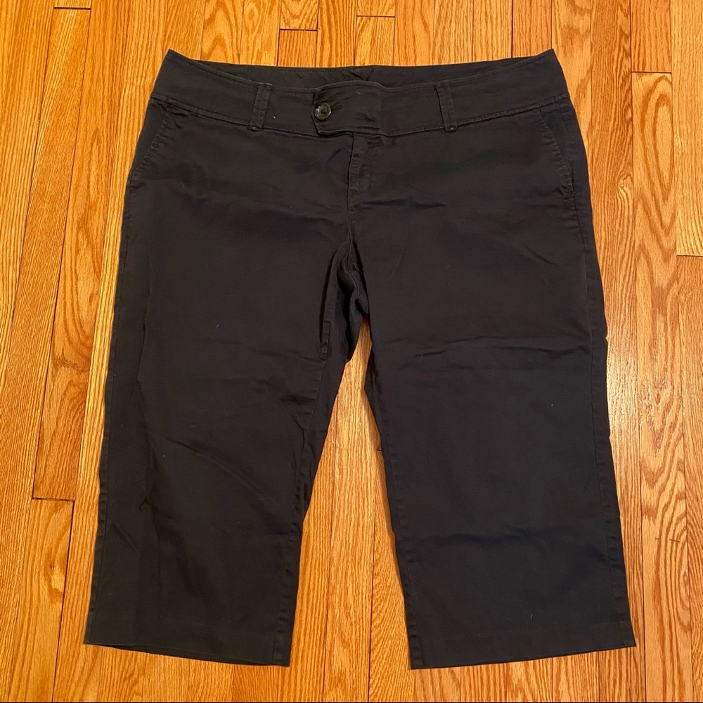 Black Crop Pants